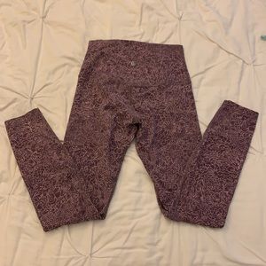 Lululemon Purple Print Align Legging